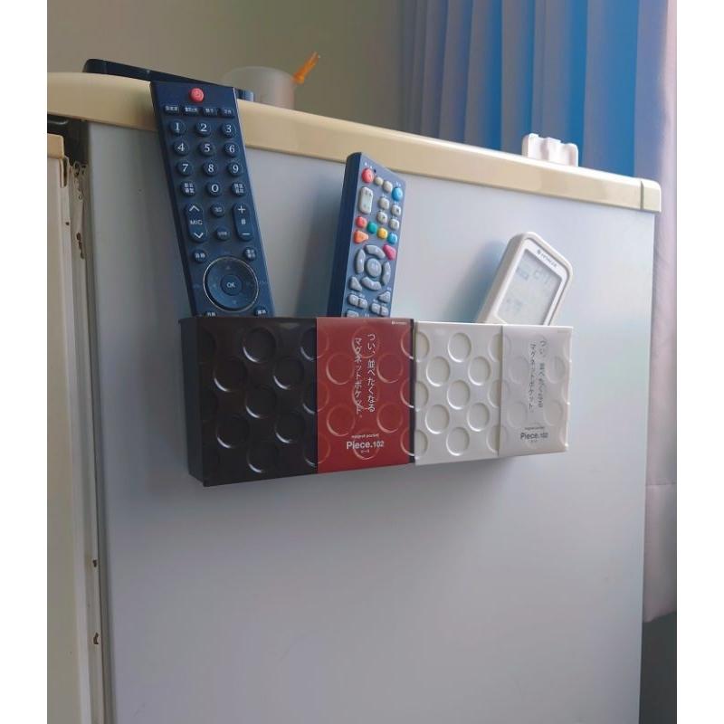 晴晴市集 日本製 inomata 5102 吸鐵 置物盒 磁吸 小物 收納籃 辦公室 冰箱-細節圖2