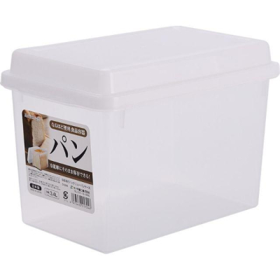 晴晴市集 日本 SANADA 收納 麵包盒 吐司 專用 食品 保鮮盒 3.4L 食物 盒 吐司盒 收納盒 精工株式會社