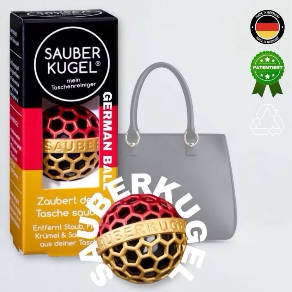 德國 Sauberkugel  神奇 包包 清潔球 (單顆入) 交換禮物 可選色 清理 神器 輕巧 聖誕節 禮物-規格圖3