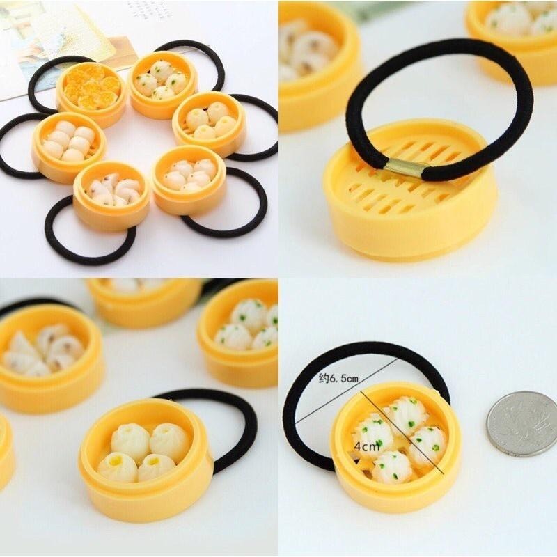 ( 有現貨 )❤️可愛逼真造型髮夾髮圈🔘-細節圖7