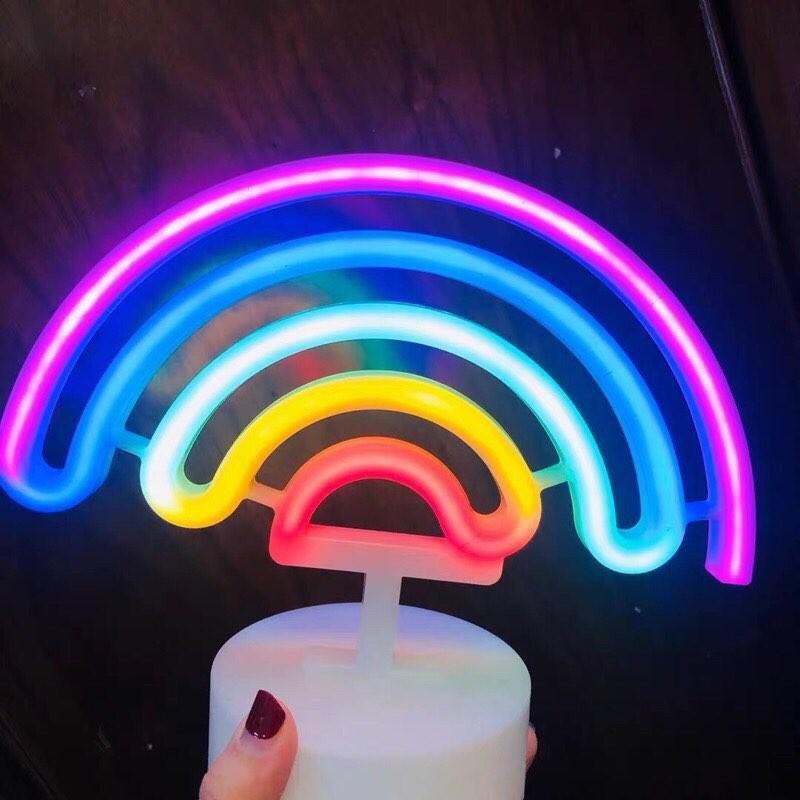 ✨【 37款 】二合一底座 • 電競網紅LED霓虹小夜燈🌈｜氣氛燈｜氛圍燈｜擺飾💡-細節圖6