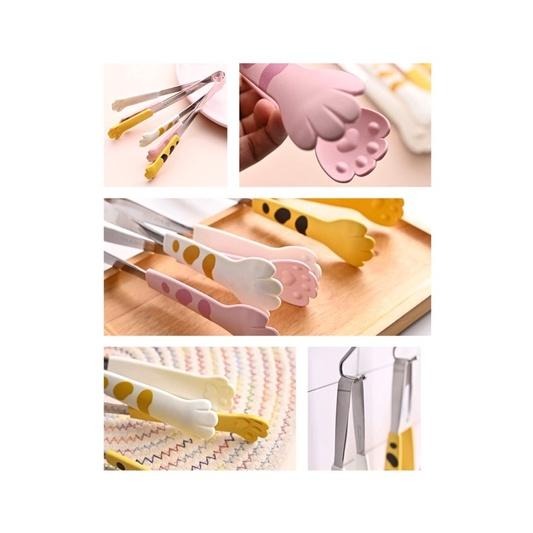 🐱【4色 • 4尺寸】日系超萌貓掌食物夾｜拍照道具｜露營餐具｜居家餐具｜送禮自用兩相宜✨-細節圖3