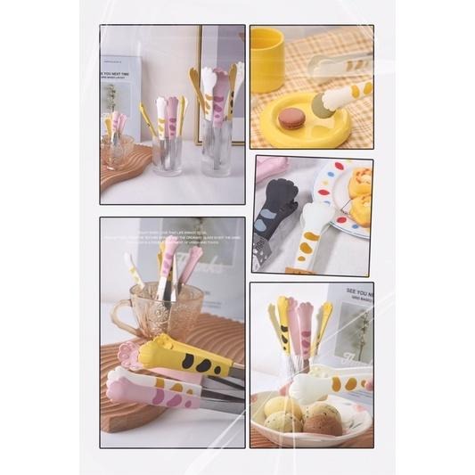 🐱【4色 • 4尺寸】日系超萌貓掌食物夾｜拍照道具｜露營餐具｜居家餐具｜送禮自用兩相宜✨-細節圖6
