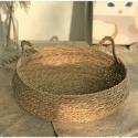 🐱【 多款 • 3種尺寸 】可愛香蒲草編織貓窩｜二合一貓抓板｜四季通用｜可拆洗✨-規格圖9