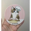 🐱【 多款 】超可愛Mofusand • 貓貓陶瓷杯墊｜隔熱墊｜貓福珊迪｜鯊魚貓｜甜品貓｜辦公室小物｜居家小物😊-規格圖7