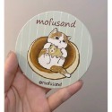 🐱【 多款 】超可愛Mofusand • 貓貓陶瓷杯墊｜隔熱墊｜貓福珊迪｜鯊魚貓｜甜品貓｜辦公室小物｜居家小物😊-規格圖7