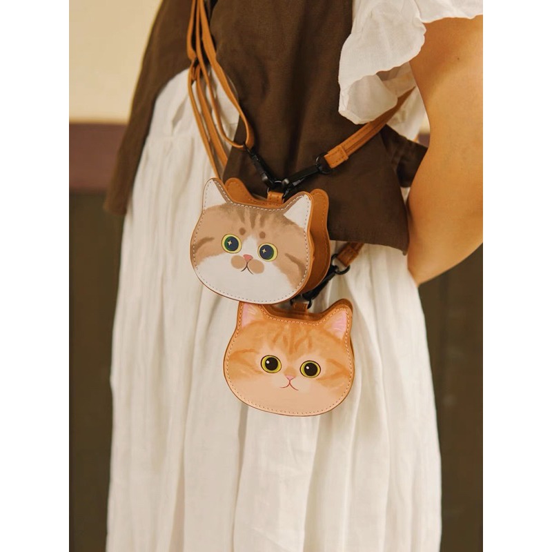 🐱妙吉MEWJI • 超萌貓貓頭包｜耳機包｜迷你包｜口紅包｜零錢包-細節圖2