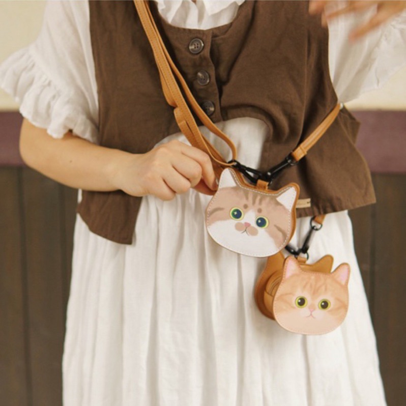 🐱妙吉MEWJI • 超萌貓貓頭包｜耳機包｜迷你包｜口紅包｜零錢包-細節圖3