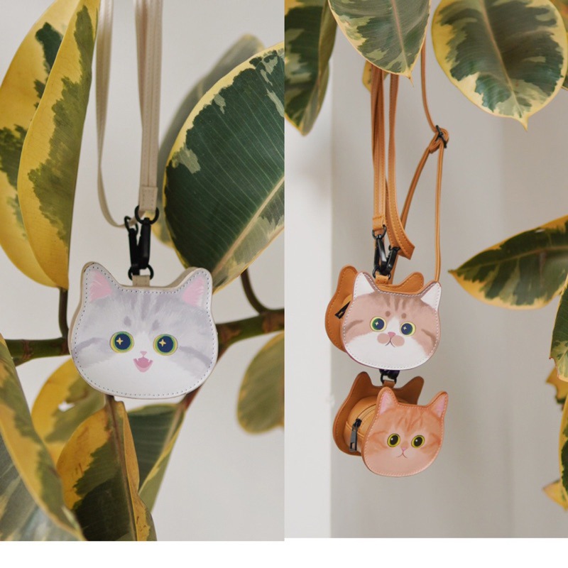 🐱妙吉MEWJI • 超萌貓貓頭包｜耳機包｜迷你包｜口紅包｜零錢包-細節圖7