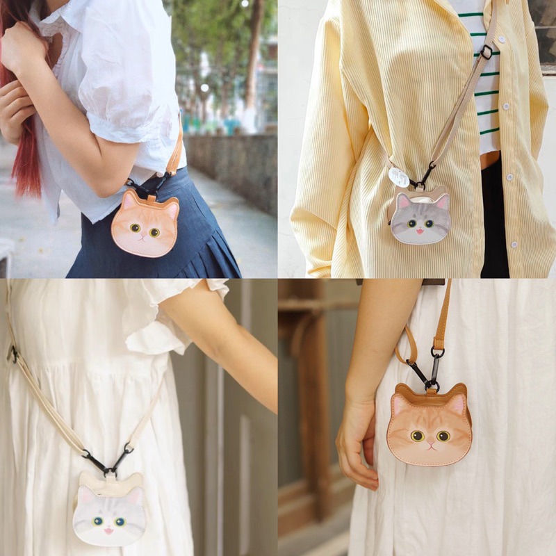 🐱妙吉MEWJI • 超萌貓貓頭包｜耳機包｜迷你包｜口紅包｜零錢包-細節圖8