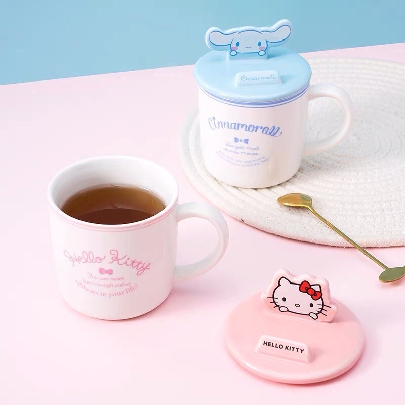 🛍MINISO名創優品｜Sanrio Characters帶蓋陶瓷杯 • 馬克杯☕️-細節圖4
