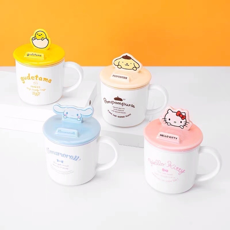 🛍MINISO名創優品｜Sanrio Characters帶蓋陶瓷杯 • 馬克杯☕️-細節圖5