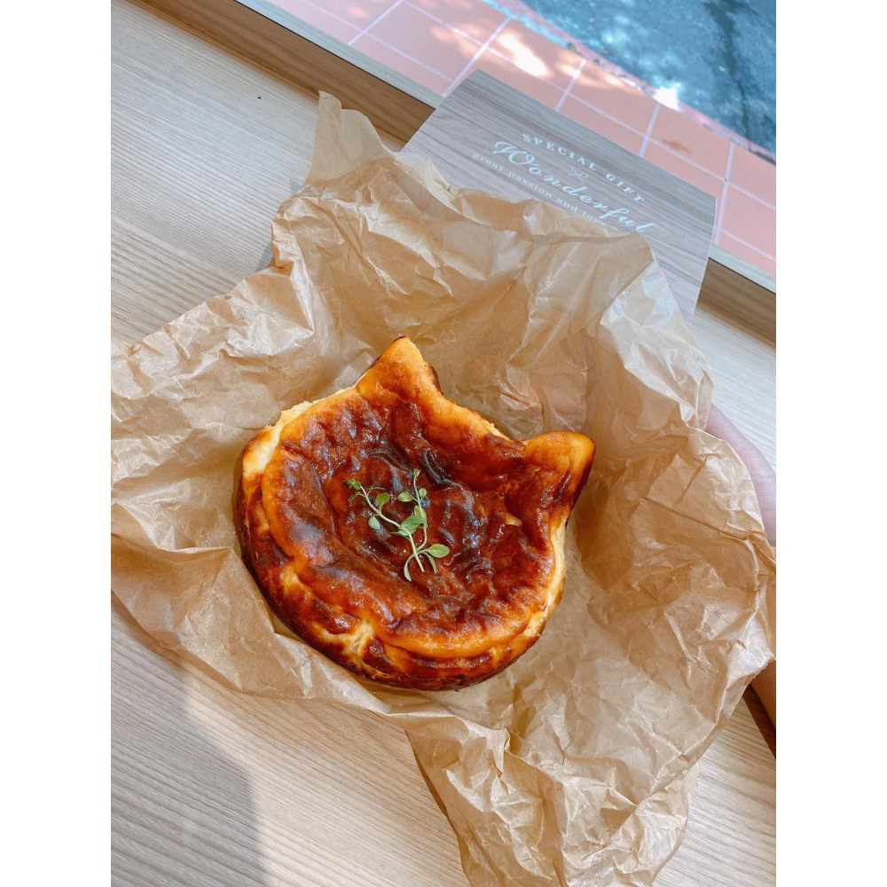 🧀️【5寸 • 多種口味】減糖版喵喵巴斯克乳酪蛋糕🐱｜無香料 • 無防腐劑 🎂 【Meow 喵嗚 • 手作甜點❤️-細節圖2