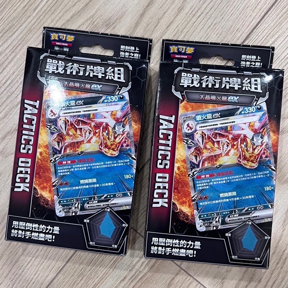 寶可夢卡牌 朱&紫 戰術牌組 太晶噴火龍ex PTCG-細節圖2