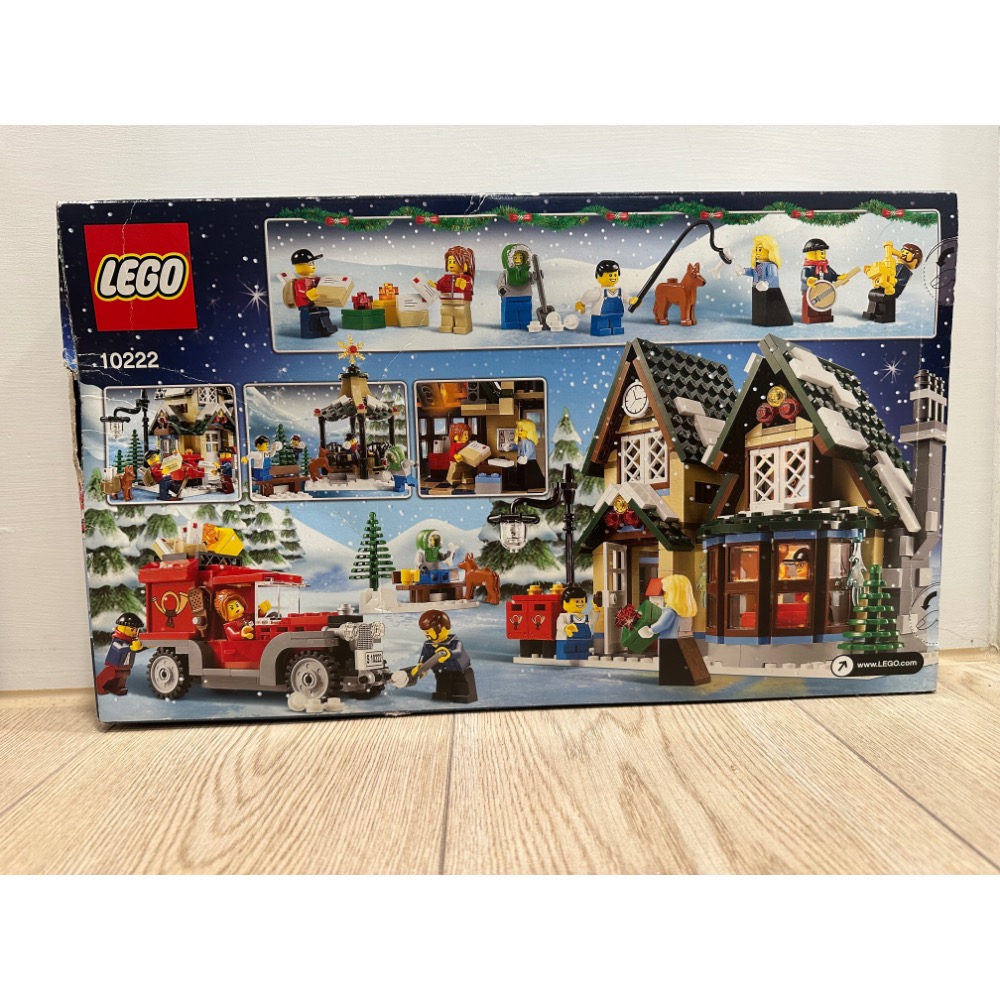 樂高 LEGO 10222  雪地郵局 冬季郵局 盒損-細節圖2