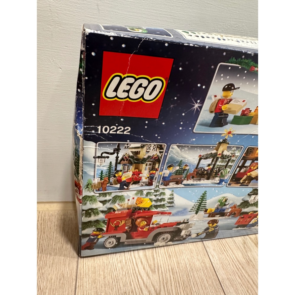 樂高 LEGO 10222  雪地郵局 冬季郵局 盒損-細節圖3