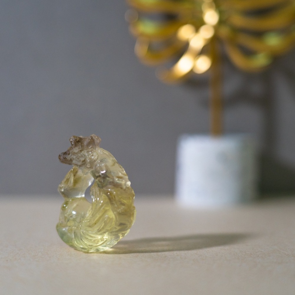 訂製款黃水晶九尾-細節圖2