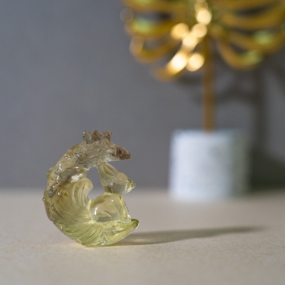 訂製款黃水晶九尾-細節圖4