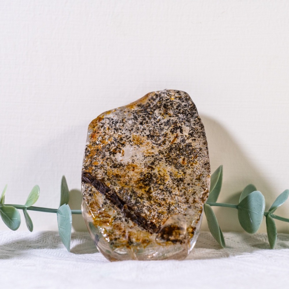 朝氣蓬勃的半立體膠花水晶九尾狐-細節圖5