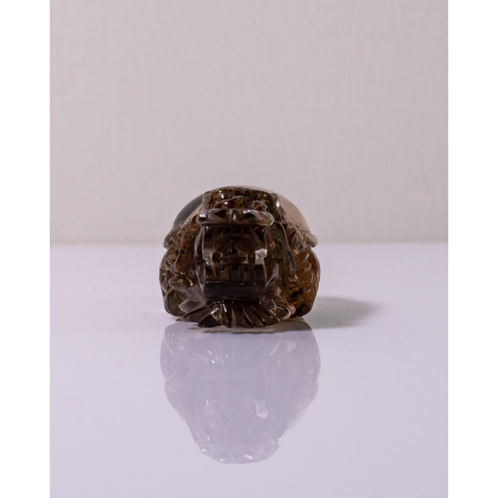 紅幽靈茶晶渾圓短胖小龍龜-細節圖7