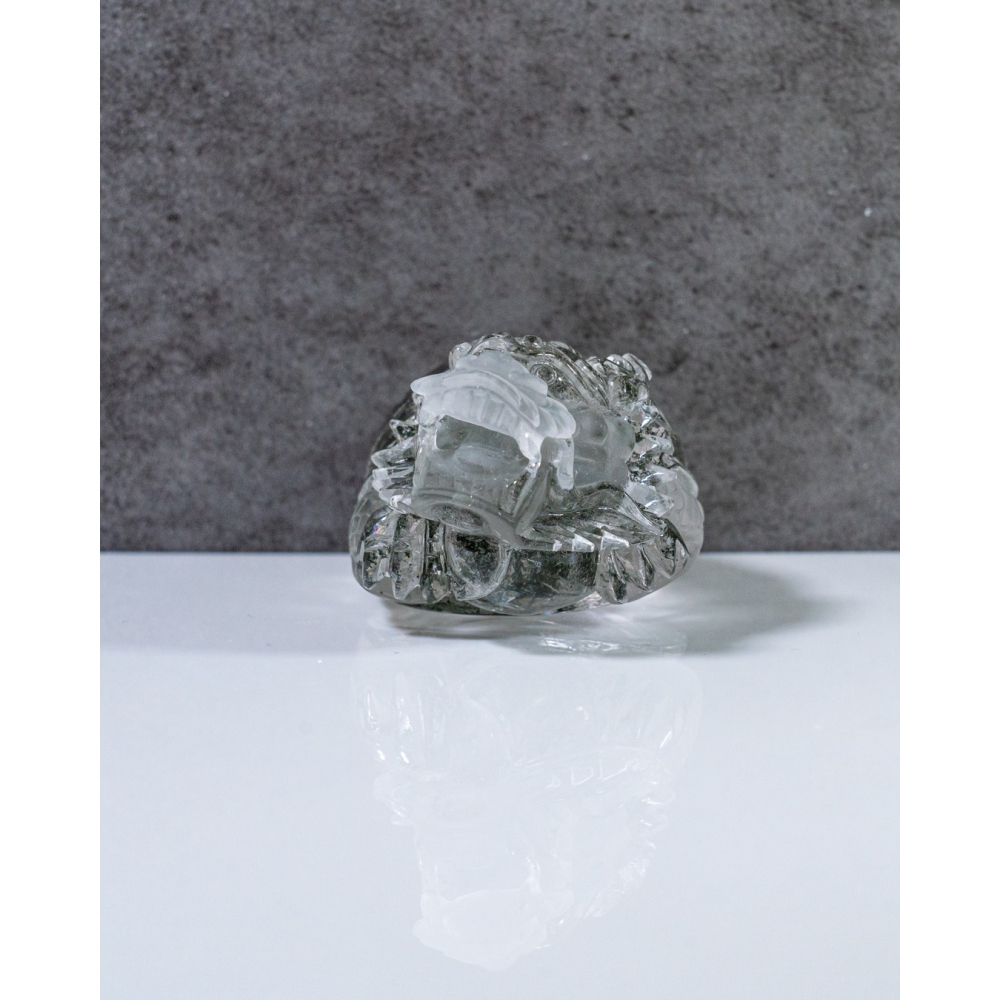 精品-透體綠幽靈動態龍龜-細節圖9