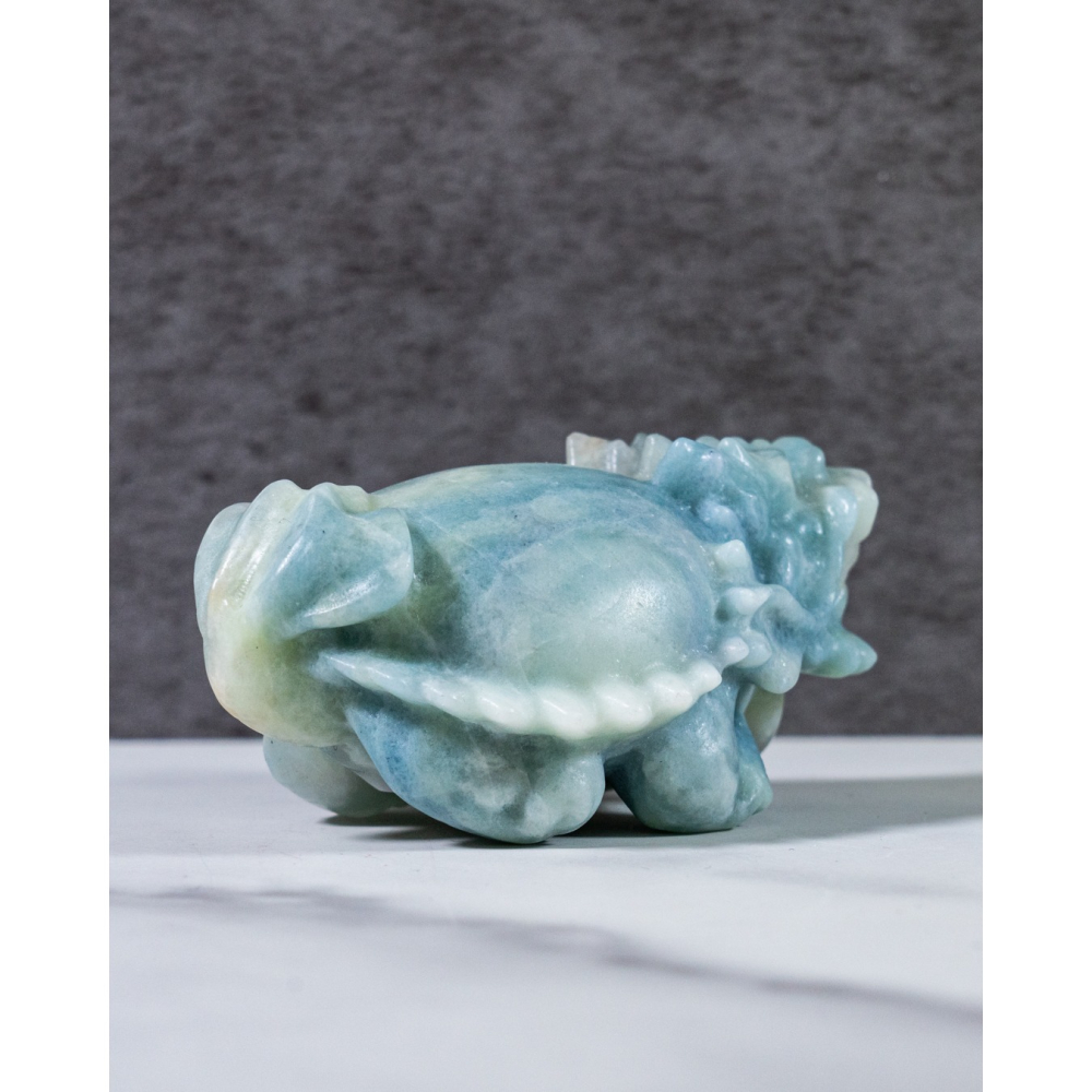藍方解石圓背龍龜-細節圖2