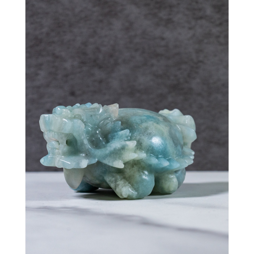 藍方解石圓背龍龜-細節圖6