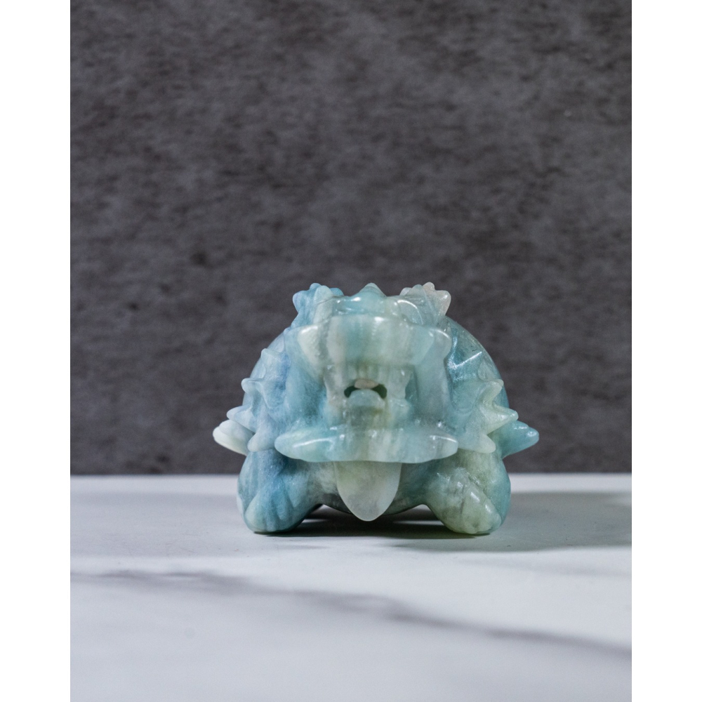 藍方解石圓背龍龜-細節圖7