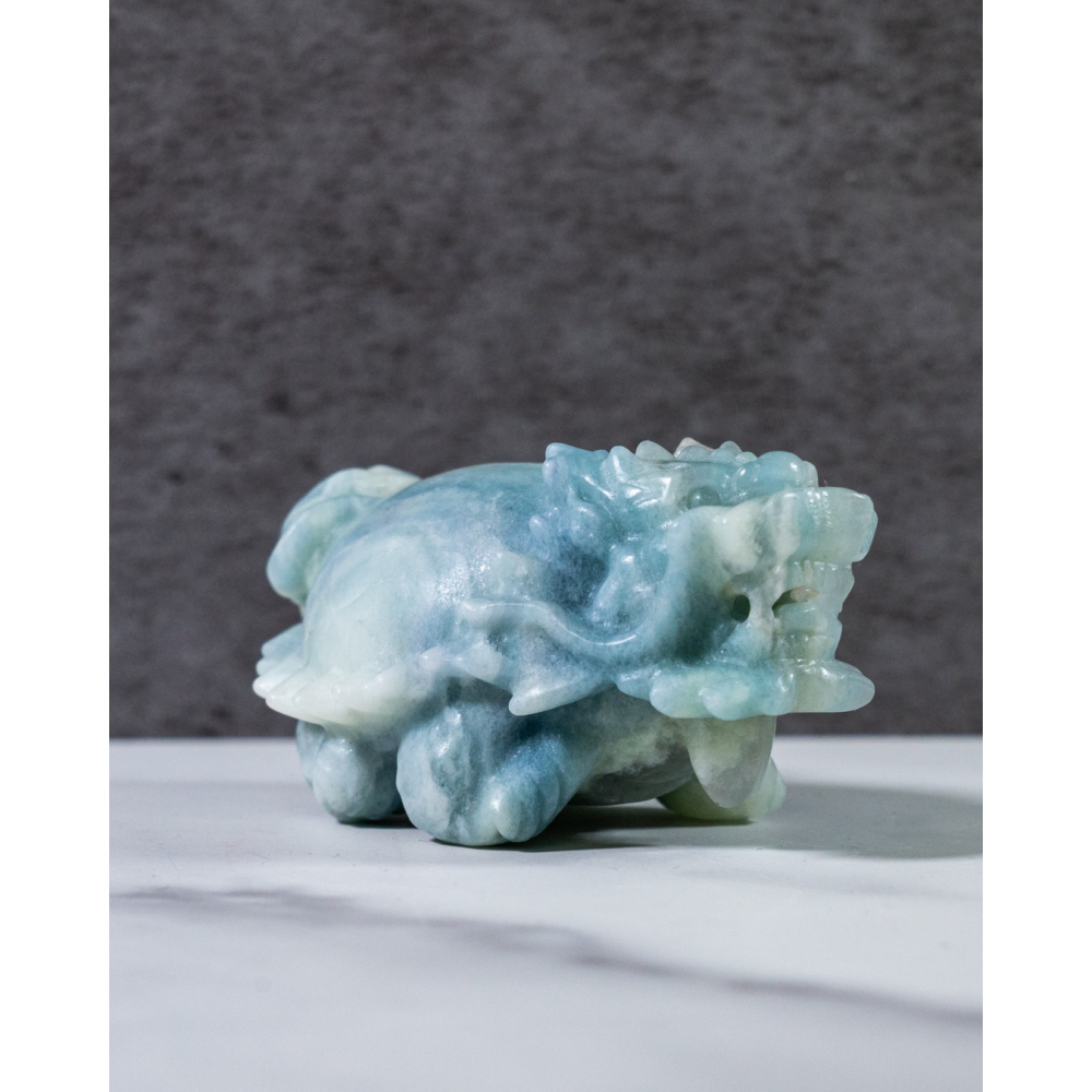 藍方解石圓背龍龜-細節圖8
