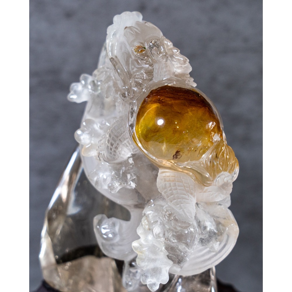 精品收藏等級-黃膠花動態水龍龜-細節圖7