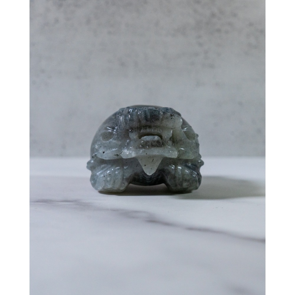 金橘光拉長石圓背龍龜-細節圖5