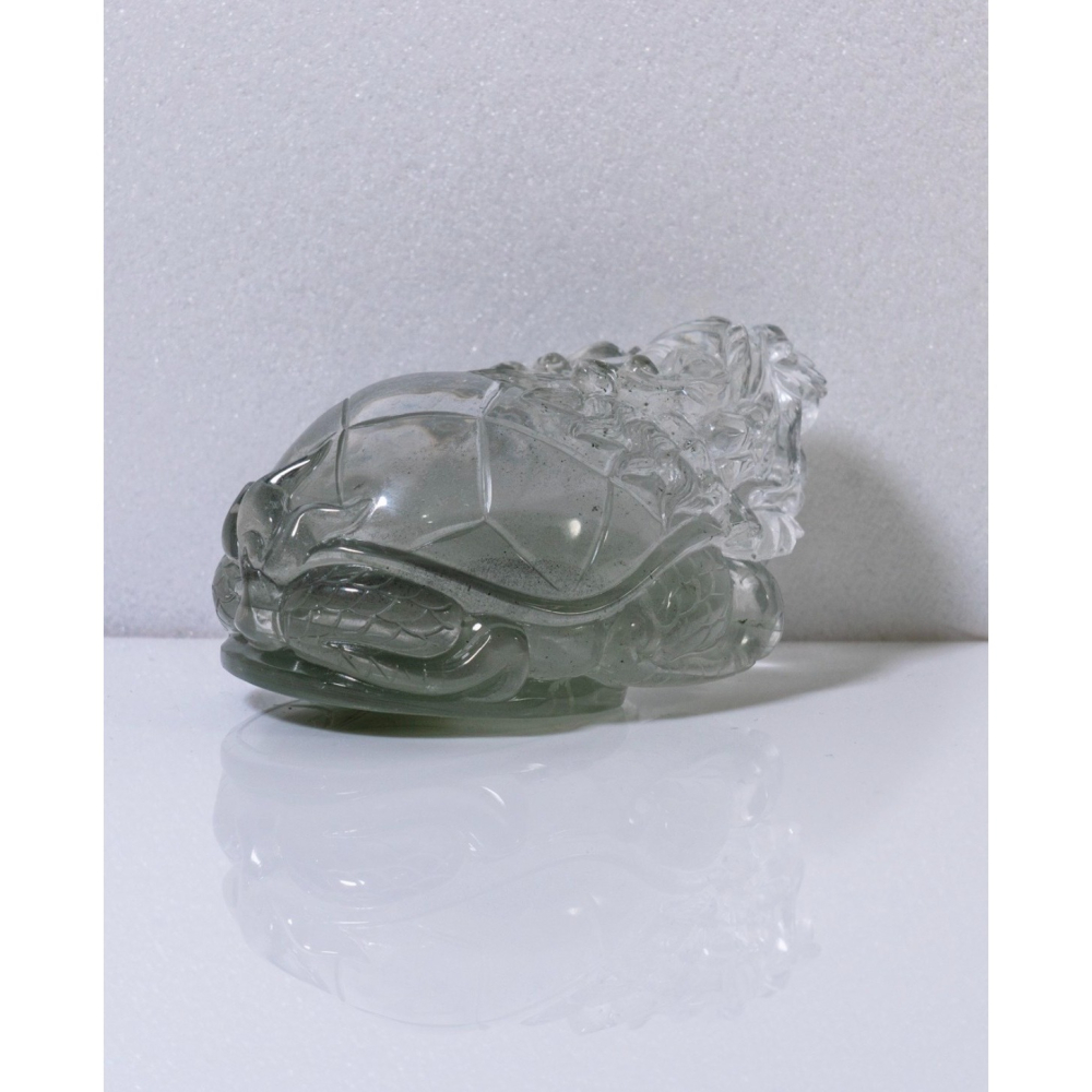 精品-漸層星砂灰藍幽靈龍龜-細節圖3