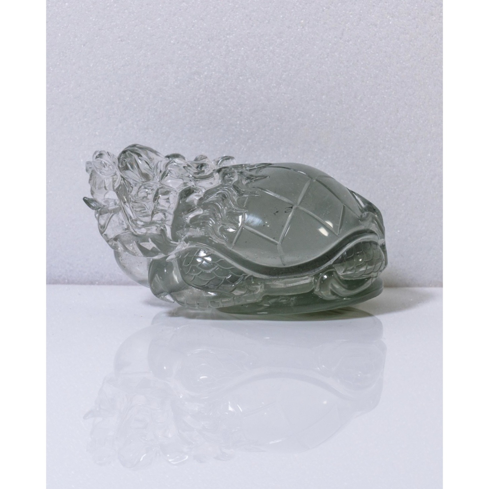 精品-漸層星砂灰藍幽靈龍龜-細節圖4