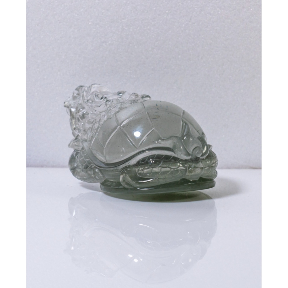 精品-漸層星砂灰藍幽靈龍龜-細節圖5