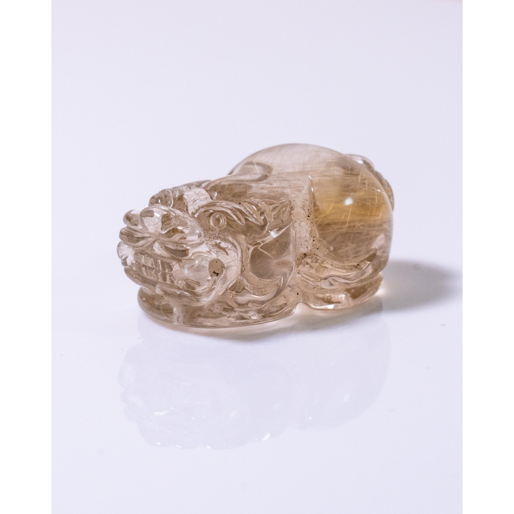 金髮晶透亮小貔貅-細節圖5