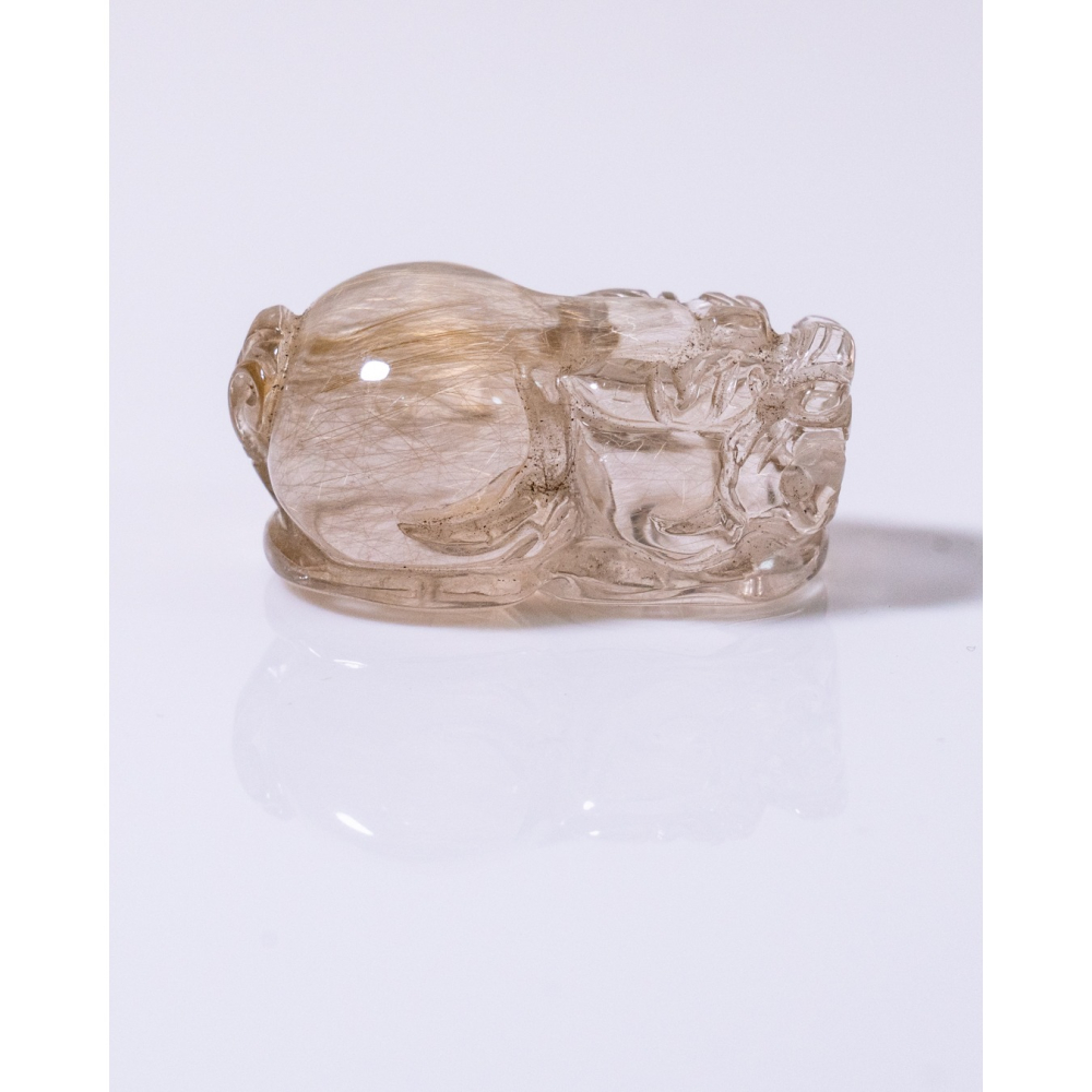 金髮晶透亮小貔貅-細節圖7