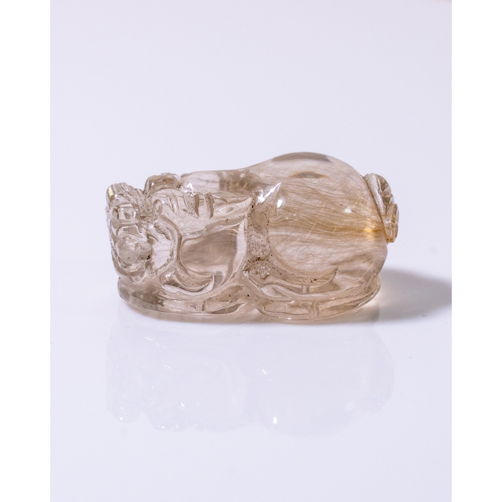 金髮晶透亮小貔貅-細節圖10