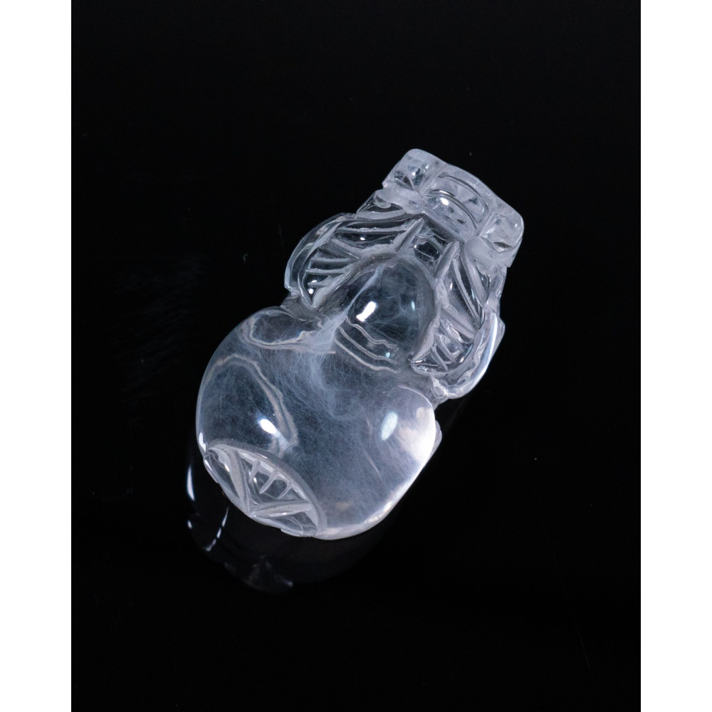 透亮白兔毛小貔貅-細節圖3