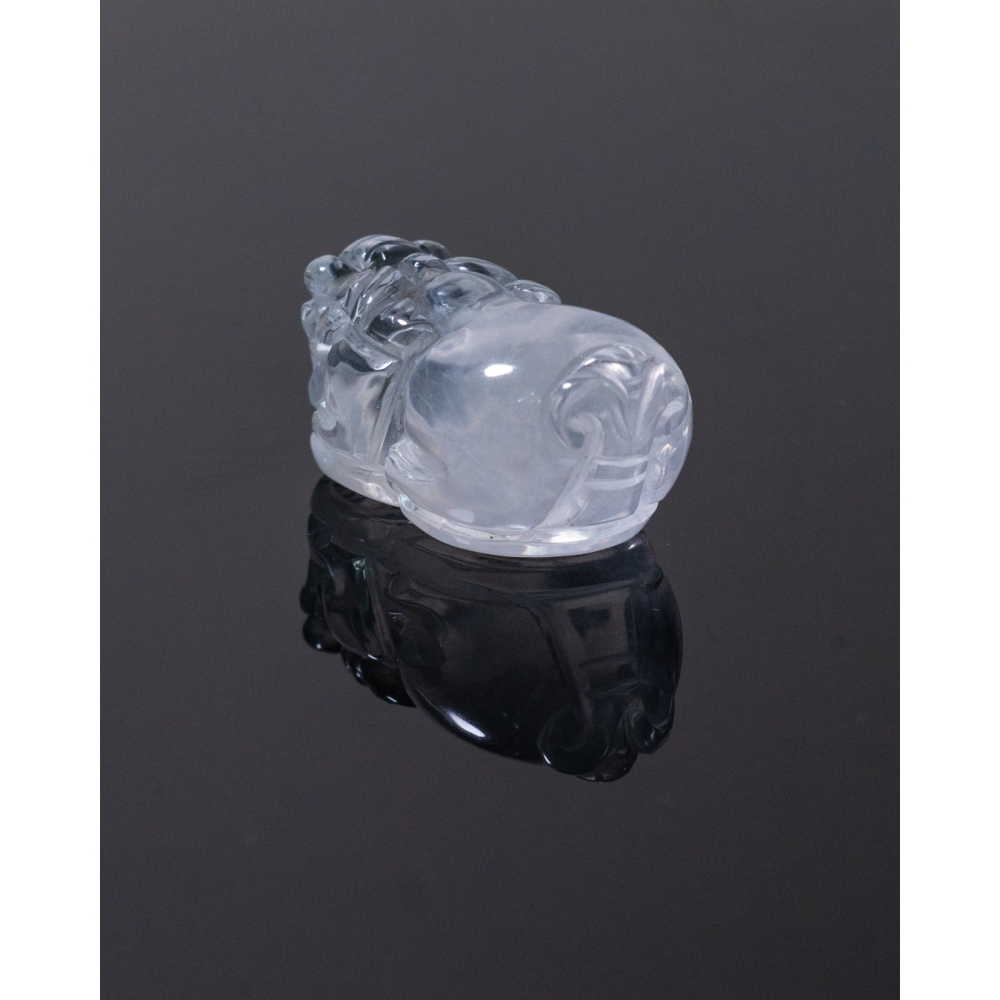 透亮白兔毛小貔貅-細節圖10