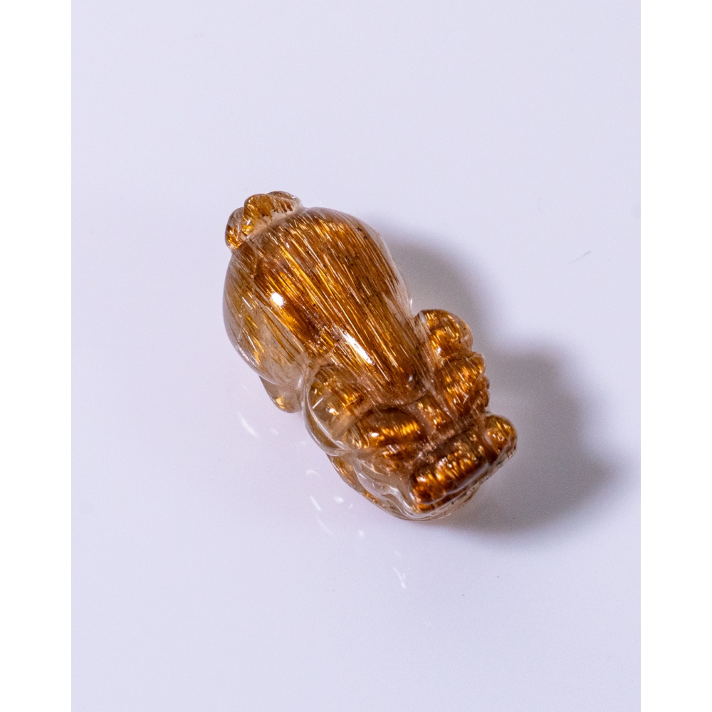 紅銅鈦小花栗鼠貔貅-細節圖2