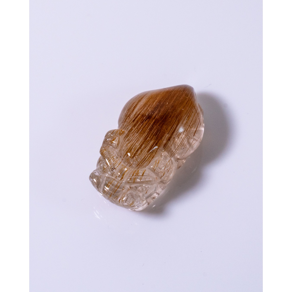 迷你型桃子屁屁精緻紅銅鈦晶貔貅-細節圖2