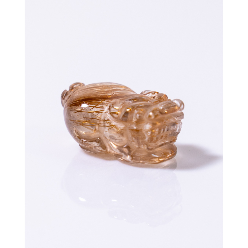 迷你型奢華紅銅鈦晶貔貅-細節圖10