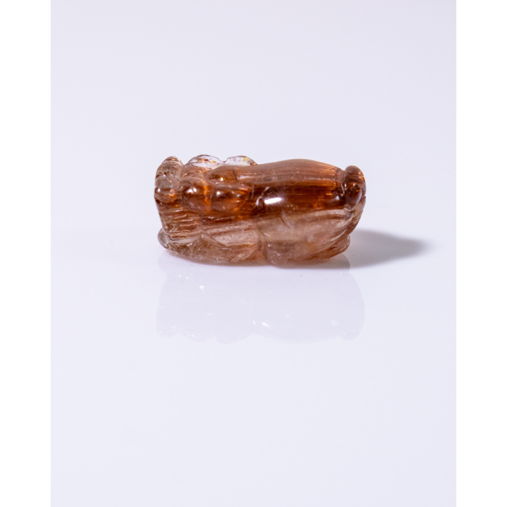 精緻迷你型奢華紅銅鈦晶貔貅-細節圖10