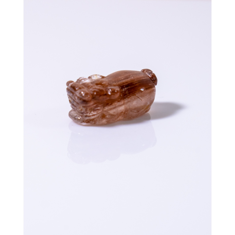 精緻迷你型奢華紅銅鈦晶貔貅-細節圖11