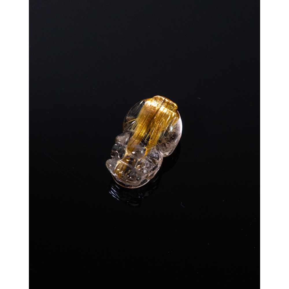 精緻迷你型奢華鈦晶貔貅-細節圖3