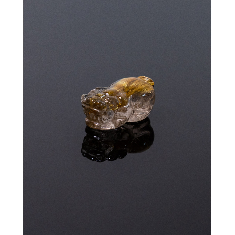 精緻迷你型奢華鈦晶貔貅-細節圖8