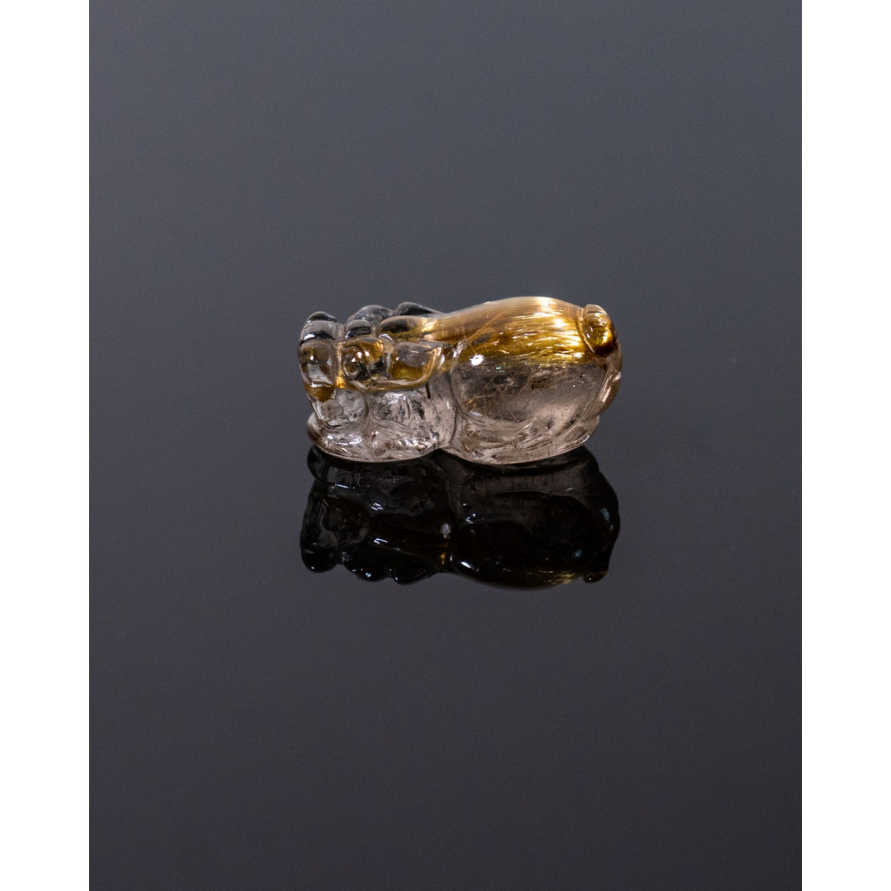 精緻迷你型奢華鈦晶貔貅-細節圖9