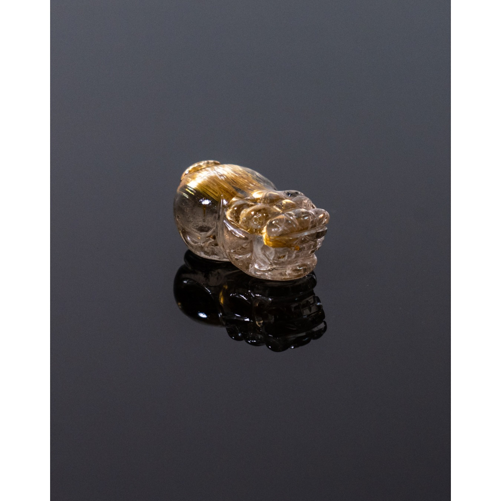 精緻迷你型奢華鈦晶貔貅-細節圖11