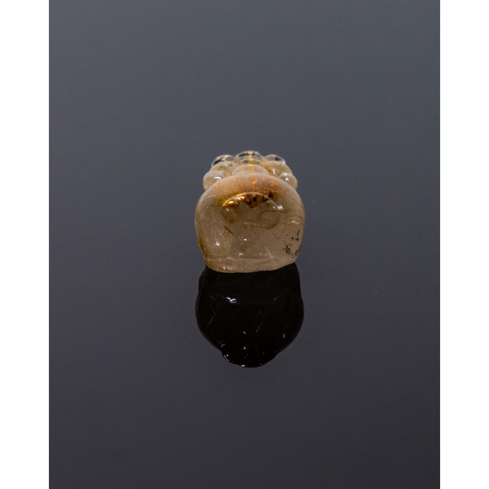 精緻迷你型奢華鈦晶貔貅-細節圖5