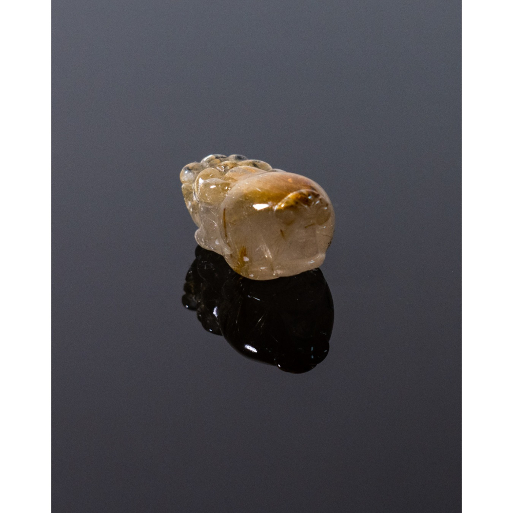 精緻迷你型奢華鈦晶貔貅-細節圖6